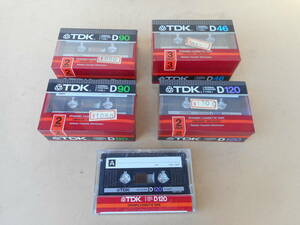  unused cassette tape TDK D 9ps.@/ Showa Retro 