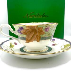 #12007　(未使用品) ノリタケ Noritake カップ & ソーサー 1客 金彩 コーヒー ティーカップ 碗皿 金彩 洋食器 箱付き