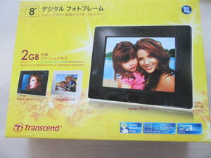  new goods unused Transcend PF810B 8~ digital photo frame black 8inch