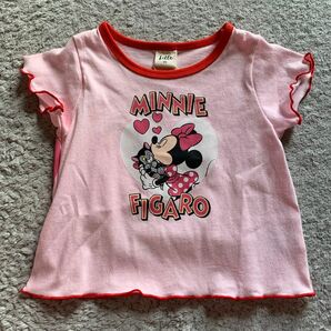 新品　リトシー　ミニーちゃん　フィガロ メローTシャツ ピンク　90cm 半袖Tシャツ 女の子 子供服　しまむら