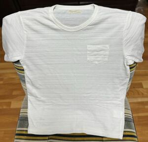 バックナンバー白Tシャツ胸ポケット有りLサイズ