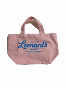 レナーズ　Leonard's ピンク　トートバッグSサイズ