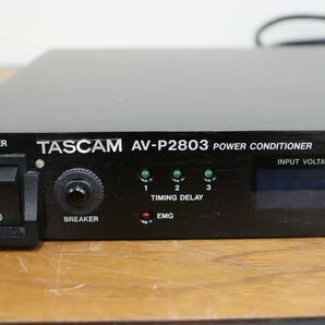 通電OK TASCAM/タスカム パワーディストリビューター コンディショナー AV-P2803 オーディオ/レコーディング 音響機器/機材 現状品 J1338+の画像2