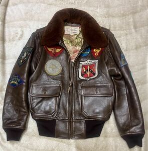 AVIREX G-1 TOP GUN / G-1 top gun flight jacket custom M size 