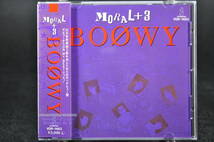 美品 税表記無し 帯付☆ BOOWY MORAL +3 / ボウイ モラル ■88年盤 CD アルバム 暴威,氷室狂介,布袋寅泰,松井恒松,高橋まこと VDR-1483 _画像1