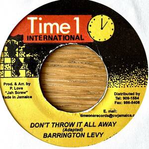 7'' Barrington Levy/Don't Throw It All Away Delfonics Delphonics Moomin rocksteady lovers rock reggae mellow philly soul ムーミン