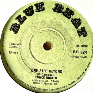 7'' Prince Buster One Step Beyond/Al Capone Bluebeat Madness Specials studio one 1 treasure isle trojan ska rocksteady reggae スカ