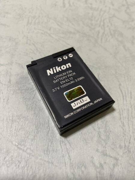 送料無料■中古■ニコン純正品■EN-EL12■リチウムイオンバッテリー/電池パックNikon