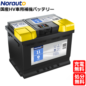 66-25H PSIN-6C LN2 D15に互換 Norautoバッテリー No.11 H5/L2 | パナソニック BOSCH ACデルコ VARTA 適合