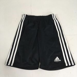 送料無料★adidas アディダス★ジャージ ハーフパンツ★キッズ　子供　130 ブラック#60531sj122