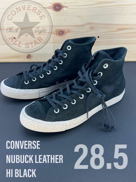 CONVERSE All Star コンバース　スェード ヌバック　SUEDE NUBUCK HI BLACK サイズ　28.5 