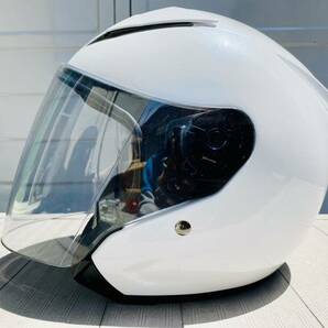 【美品】YAMAHA ヤマハ純正 Y’S GEAR ワイズギア ジェットヘルメット YJ-20 ZENITH ゼニス パールホワイト Sサイズ 55-56㎝ 2021年製の画像6