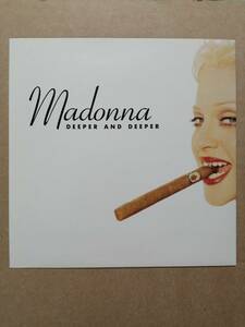 【英オリジナル7”】Madonna Deeper And Deeper マドンナ　ディーパー・アンド・ディーパー