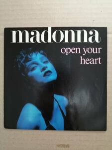 【仏オリジナル7”】Madonna Open Your Heart マドンナ　オープン・ユア・ハート