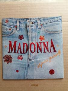 【英オリジナル7”　限定ジッパージャケ】Madonna Express Yourself マドンナ　エクスプレス・ユアセルフ