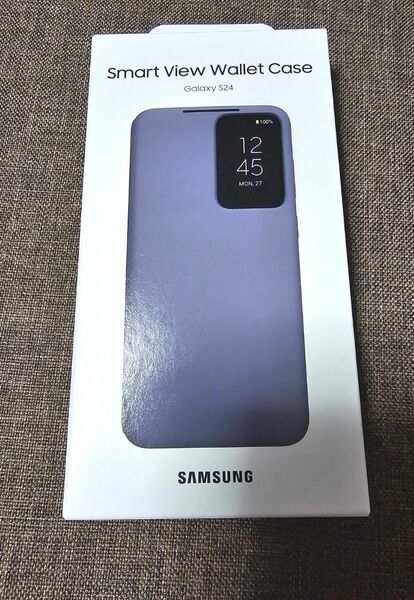 【新品・未開封】 Galaxy S24 Smart View Wallet Case/Violet EF-ZS921CVEGJP