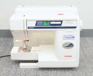 H1C★動作OK☆JANOME ジャノメ Computer sewing 843型 コンピューターミシン ミシン ハンドクラフト 手工芸★