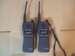  standard HX632D special small electric power transceiver 2 pcs. set Junk just a little with defect 