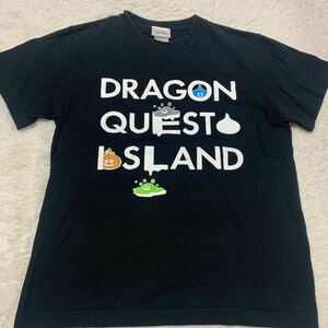 * рекомендация! Dragon Quest Islay ndo футболка чёрный *nijigennomoli гонг keTshirt мужской S размер 