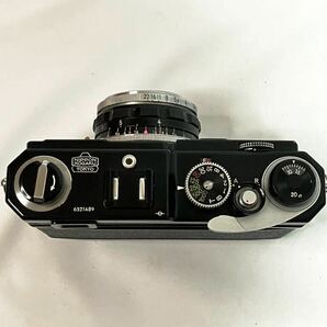 Nikon ニコン NIPPON KOGAKU S3 オリジナルブラック シリアル6321489 W-NIKKOR 1:1.8 f=3.5cm カメラ レンズ付きの画像6