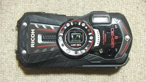  быстрое решение стоимость доставки 200 иен ~ Ricoh RICOH WG-30P красный водонепроницаемый цифровая камера ударопрочный пыленепроницаемый выдерживающий холод площадка для цифровая камера цифровая камера темно синий teji б/у 