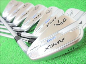 キャロウェイ◆◆ APEX PRO 2021 アイアン 7本 #4-Pw KBS C-TAPER(S) ◆◆エイペックス プロ'21 ゴルフクラブ CM57