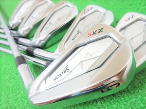 スリクソン◆◆ SRIXON ZX5 アイアン 6本 #5-Pw NS950DST(S) ◆◆JP 日本仕様 ゴルフクラブ CH65