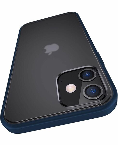 マットケース iPhone 12 Pro 6.1インチ 耐衝撃性ミリタリーグレードケース(グリーン&ブラック)