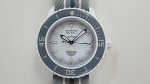 *[BLANCPAIN×swatch] Blancpain × Swatch сотрудничество Anne ta-ktik Ocean S035S100 мужские наручные часы 