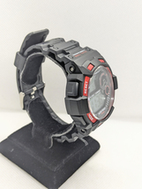 ◆ J-AXIS ジェイアクシス CYBEAT サイビート メンズ 腕時計 カレンダー機能 ACY-14 ブラック レッド 稼働品_画像2