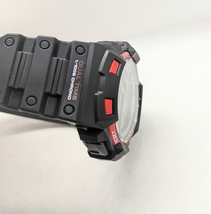 ◆ J-AXIS ジェイアクシス CYBEAT サイビート メンズ 腕時計 カレンダー機能 ACY-14 ブラック レッド 稼働品_画像9
