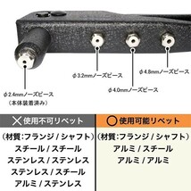 予約販売5/16より順次発送　ハンドリベッターセット リベット40本付き YZB031_画像2