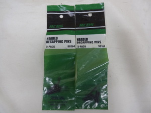 * unopened *RCBS*HEADE DECAPPING PINS*5-PACK 2 sack *7