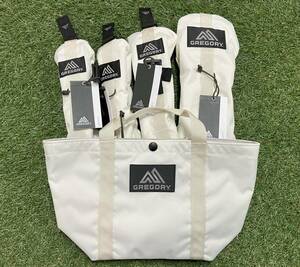 GREGORY/ Gregory Cart bag +1W for +FW for +UT for ×2 head cover set eggshell white exhibition goods * unused goods 