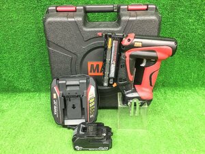 【程度良好】中古品 MAX マックス 18V 2.5Ah 35mm 充電式ピンネイラ TJ-35P4-BC/1825A