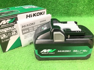 ①未使用品 HiKOKI ハイコーキ 36V 4.0Ah マルチボルトバッテリー リチウムイオン蓄電池 BSL36B18X