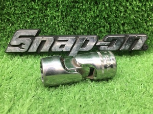 中古品 Snap-on スナップオン 3/8 12mm 12角 ユニバーサルシャローソケット FSUM12A