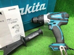 【現場未使用】中古超美品 makita マキタ 18V 充電式ドライバドリル DF458DZ ※バッテリ・充電器別売