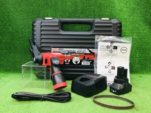 ③未使用品 TONE トネ 14.4V 2.0Ah コードレスベルトサンダー CBS10 ※バッテリ1個+充電器セット