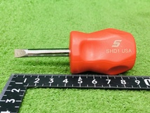 中古品 Snap-on スナップオン スタビー プラスドライバー SHDP221R + マイナスドライバー SHD1 ※2本セット_画像2