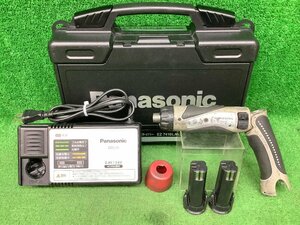 中古品 Panasonic パナソニック 3.6V 1.5Ah 充電ドリルドライバー EZ7410LA1S-B ※バッテリ×2個+充電器セット