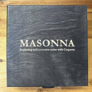 [未使用][即決][限定] Masonna「Exploring Self-Corrosive Noise With Coquette」CD4枚組木製BOX ノイズ NOISE マゾンナ MRZBOW 非常階段
