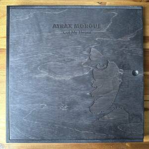 [浦島][限定90][未使用] Atrax Morgue「Cut My Throat」アナログレコード LP3枚組 木製BOXセット Industrial Power Electronics URASHIMA 