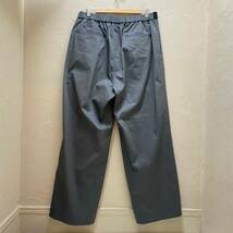 Graphpaper グラフペーパー SOLOTEX TWILL WIDE CHEF PANTS ワイドシェフパンツ グレー GM232-40058B【代官山05】_画像2