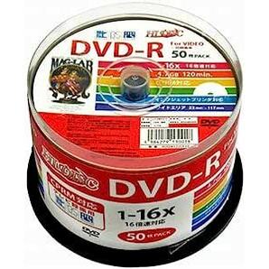 HI-DISC 録画用DVD-R HDDR12JCP50 (CPRM対応/16倍速/50枚)の画像1