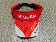 日産 ニスモ 22 バイザーキャップ 柳田真孝 サンバイザー 帽子 NISSAN NISMO_画像3