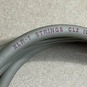 XLR-1 STRINGS CL2 UL 21 AWG E135294 75C RCA ピン ケーブル 1.2m ２本組 ペア 導通チェック済み 音出し OKの画像5