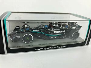 spark 1/43 S8562 Mercedes-AMG Petronas Formula One Team No.63 W14E Performance-4th Saudi Aravian GP 2023 メルセデスミニカー