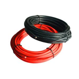 8awgの赤と黒の各1.5メートルのシリコン電線です 8ケーブルライン8AWGシリコンケーブル線[1.5メートル黒と1.5メートル