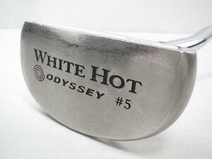 ♪ODYSSEY WHITE HOT #5 オデッセイ ホワイトホット パター ヘッドカバー付き♪USED品